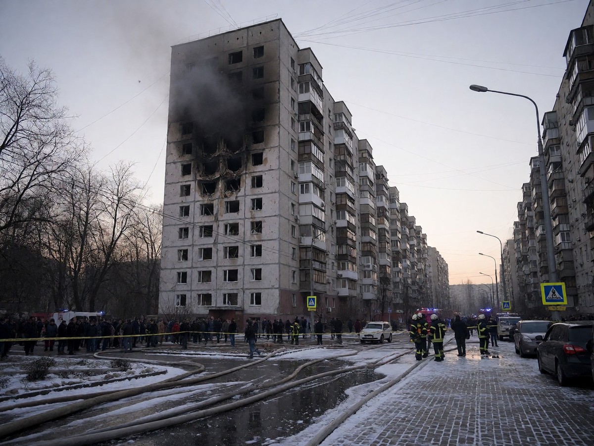 Russian drone strikes kill nine and injure 45 across Ukraine