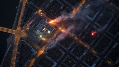 Russian ballistic missiles strike Kyiv injuring six people